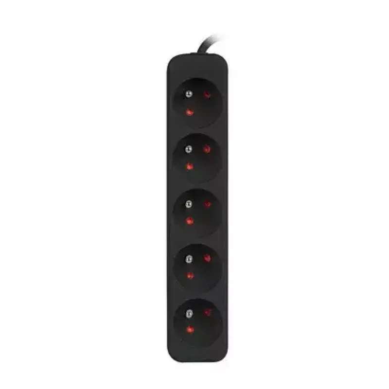 Listwa zasilająca Lanberg PS0-05E-0100-IEC-BK
