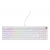 Mechaniczna klawiatura GENESIS THOR 404, pełnowymiarowa USB, QWERTY angielska, podświetlenie RGB, biała