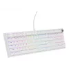 Mechaniczna klawiatura GENESIS THOR 404, pełnowymiarowa USB, QWERTY angielska, podświetlenie RGB, biała