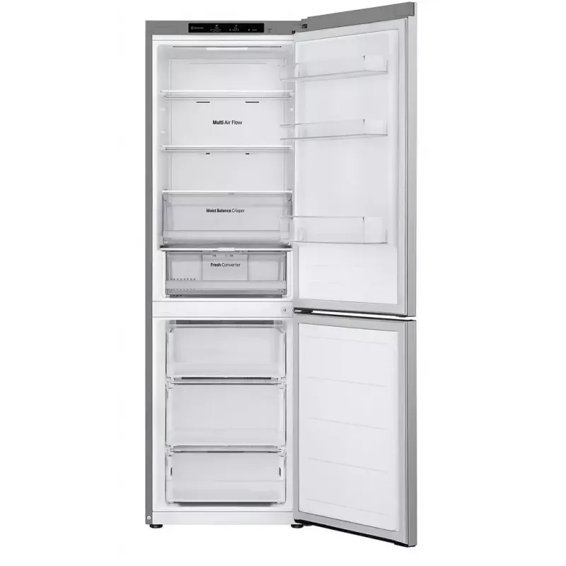 LG GBV3100EPY lodówko-zamrażarka Wolnostojąca 344 L E Srebrny