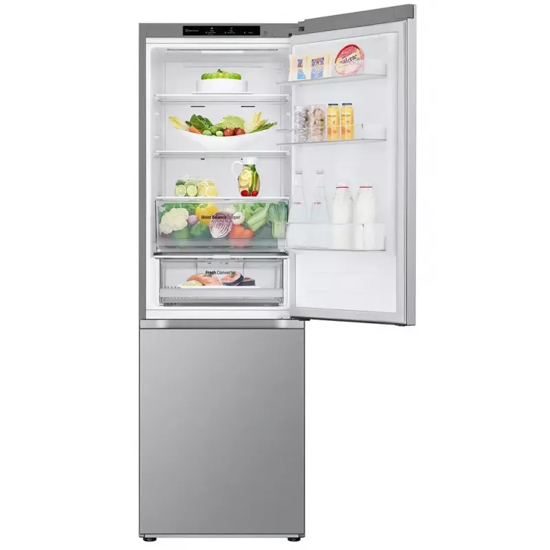 LG GBV3100EPY lodówko-zamrażarka Wolnostojąca 344 L E Srebrny
