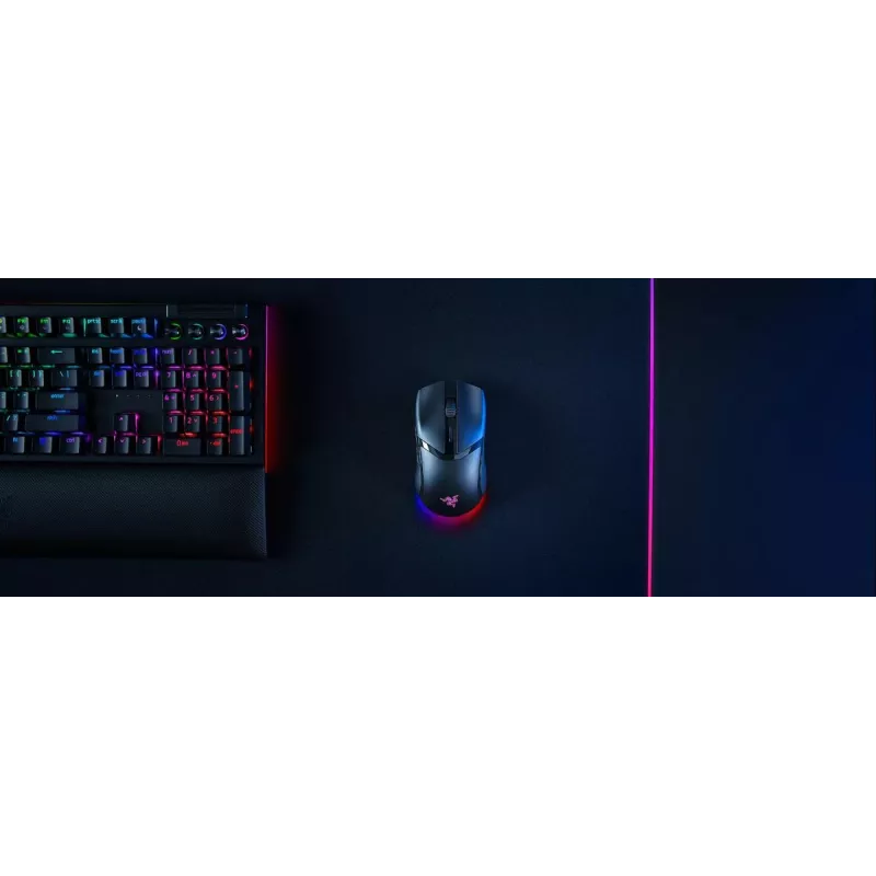 Mysz gamingowa Razer Cobra HyperSpeed — optyczna, 26 000 DPI, Bluetooth + bezprzewodowa RF + USB Type-A, dla praworęcznych, 62 g