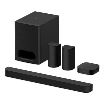 System soundbar 5.1-kanałowy Sony HT-S60 Czarny, 1000 W, obsługa Dolby Atmos i DTS:X, Bluetooth
