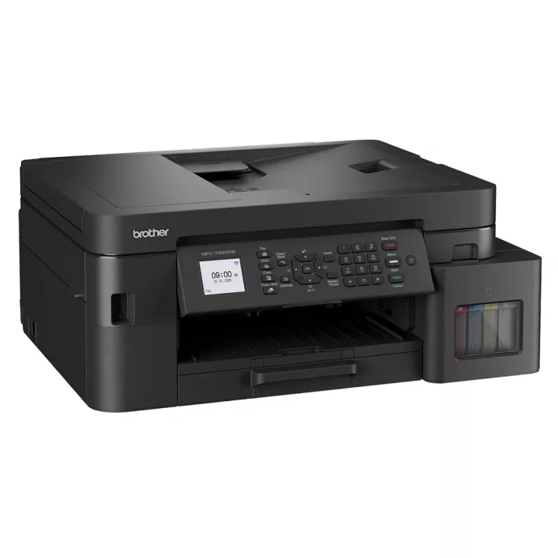 Wielofunkcyjna drukarka atramentowa Brother MFC-T930DW — Druk kolorowy, A4, Duplex, Wi‑Fi, Ethernet, 30 str./min (czarno-biały), 26 str./min (kolor)