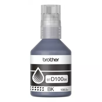 Wkład atramentowy Brother BTD100BK oryginalny — czarny, 108 ml, 7500 stron, 56×123×55,5 mm