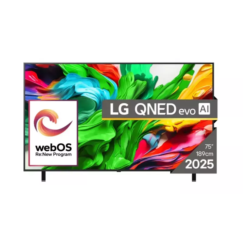 LG QNED AI 75QNED85A3C Telewizor 190,5 cm (75 cale) 4K Ultra HD Smart TV Wi-Fi Czarny