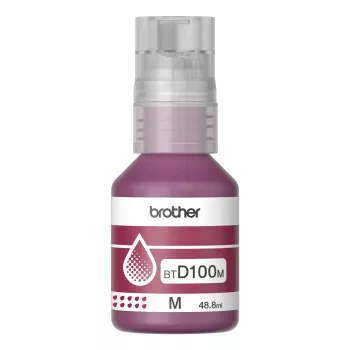 Oryginalny tusz w butelce Brother BTD100M magenta, 48.8 ml, 5000 stron
