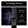Telewizor LG 55QNED85A3C 55 cali 4K QNED evo Smart TV, WebOS, Motion Pro, Wi-Fi, Ethernet, DVB-T/T2, Czarny