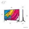 LG QNED 43QNED80A3A TV 109,2 cm (43 cale) 4K Ultra HD Smart TV Wi-Fi Czarny