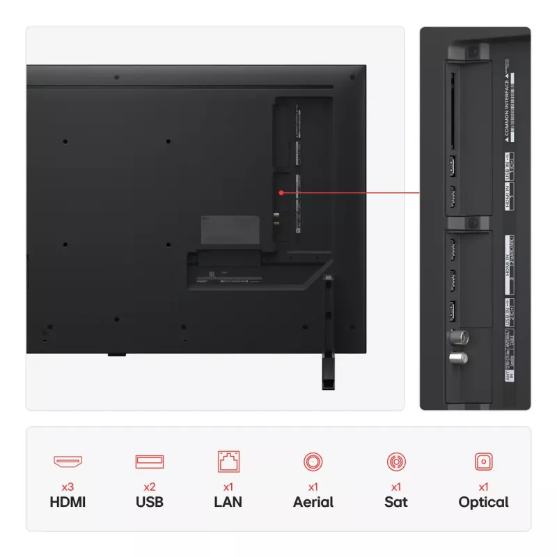 LG QNED 43QNED80A3A TV 109,2 cm (43 cale) 4K Ultra HD Smart TV Wi-Fi Czarny