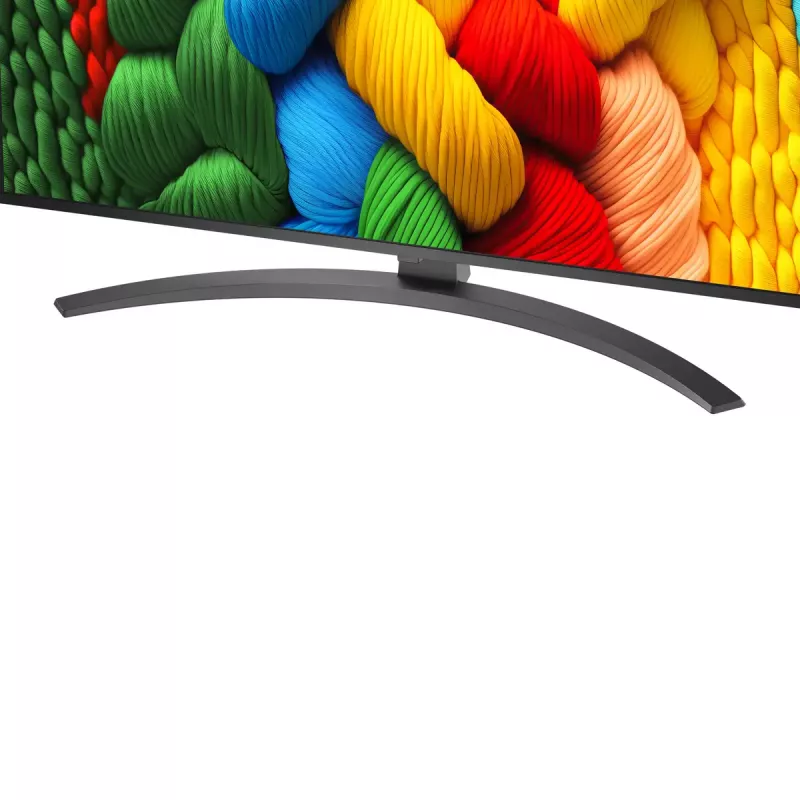 LG NanoCell AI 43NANO81A3A Telewizor 109,2 cm (43 cale) 4K Ultra HD Smart TV Wi-Fi Czarny