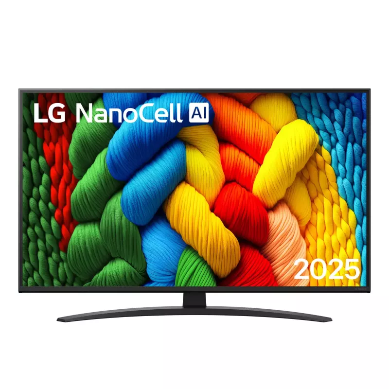 LG NanoCell AI 43NANO81A3A Telewizor 109,2 cm (43 cale) 4K Ultra HD Smart TV Wi-Fi Czarny