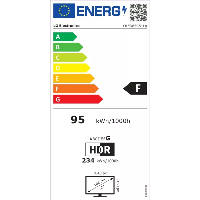 LG OLED evo AI OLED65C51LA Telewizor 165,1 cm (65 cale) 4K Ultra HD Smart TV Wi-Fi Czarny