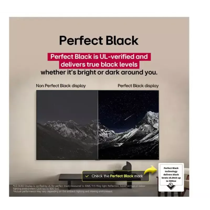 LG OLED evo AI OLED55C51LA Telewizor 139,7 cm (55 cali) 4K Ultra HD Smart TV Wi-Fi Czarny