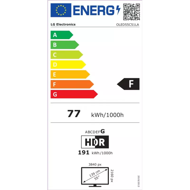 LG OLED evo AI OLED55C51LA Telewizor 139,7 cm (55 cali) 4K Ultra HD Smart TV Wi-Fi Czarny