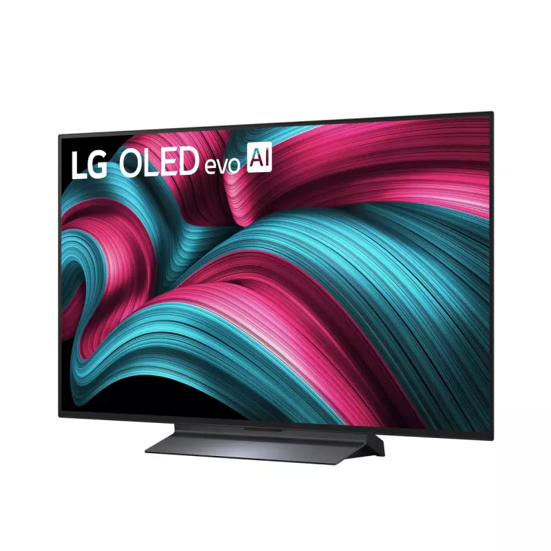 LG OLED evo AI OLED48C51LA TV 121,9 cm (48 cali) 4K Ultra HD Smart TV Wi-Fi Czarny
