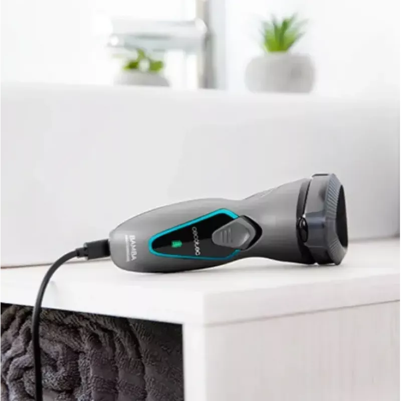 Cecotec 04199 Golarka męska Golarka rotacyjna Trymer Tytanowa Głowica 3D