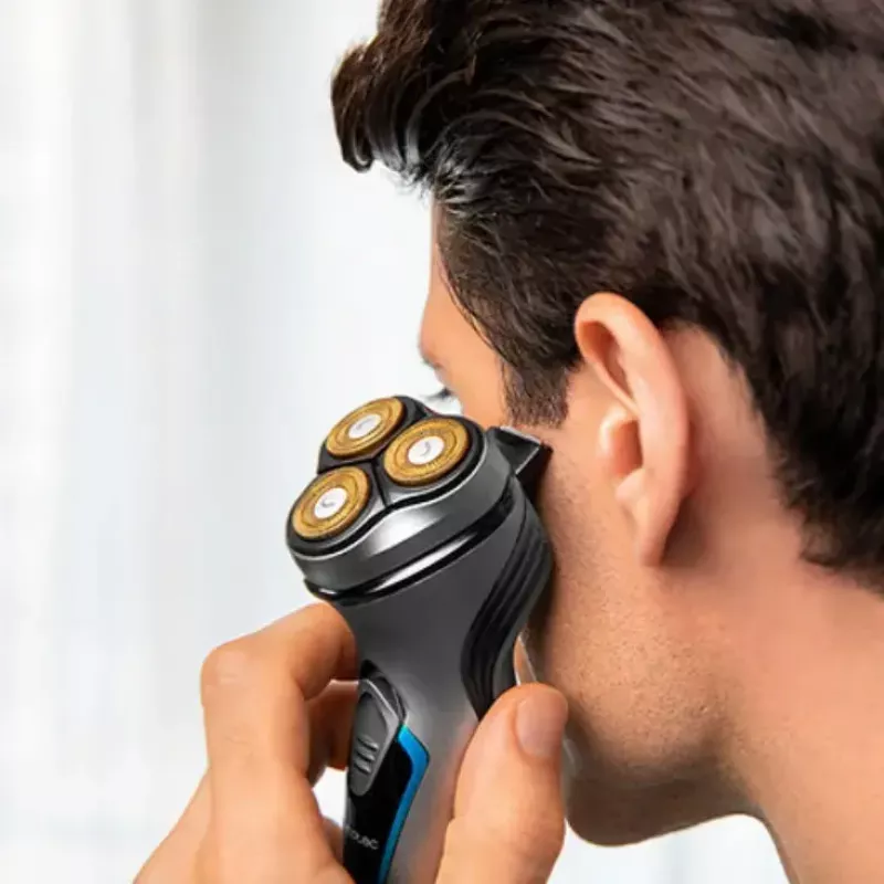 Cecotec 04199 Golarka męska Golarka rotacyjna Trymer Tytanowa Głowica 3D