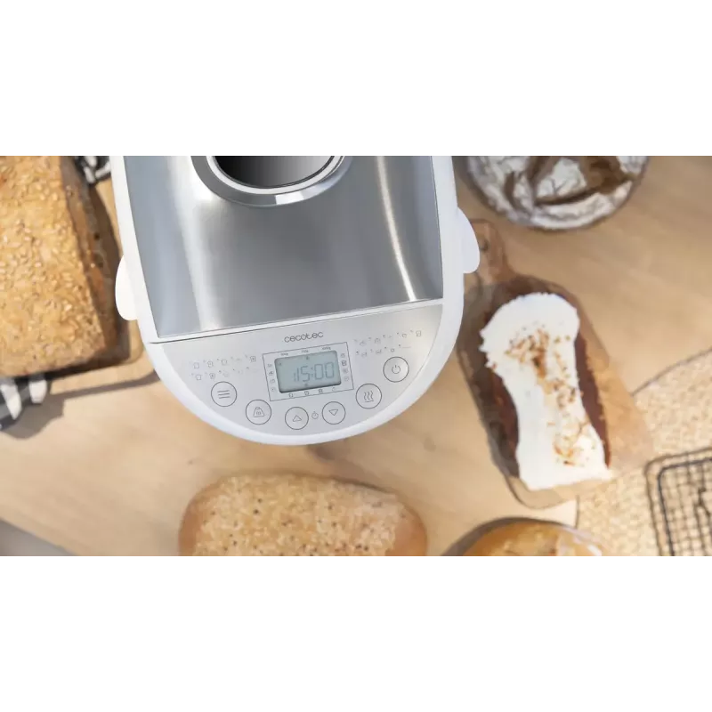 Wypiekacz chleba CECOTEC Bread&Co 1000 Delicious — 550 W, maks. 1 kg, biały