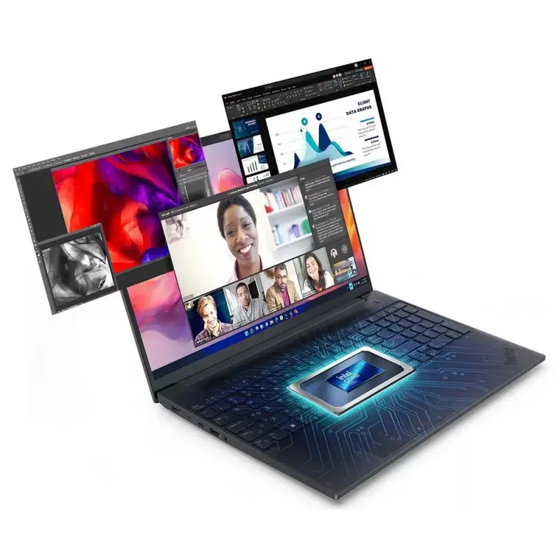 Laptop Lenovo ThinkPad E16 Gen 3 (Intel) — 16 cali WUXGA, Intel Core Ultra 5 225U, 16 GB DDR5, 512 GB SSD, Windows 11 Pro, Czarny