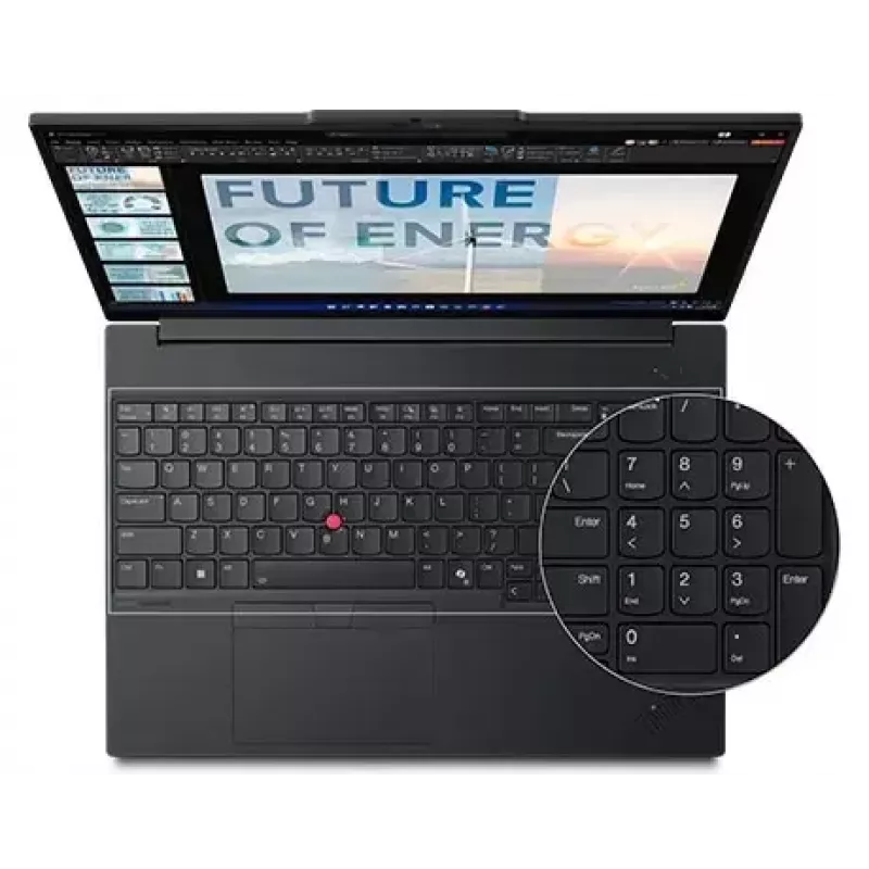 Laptop Lenovo ThinkPad E16 Gen 3 (Intel) — 16 cali WUXGA, Intel Core Ultra 5 225U, 16 GB DDR5, 512 GB SSD, Windows 11 Pro, Czarny