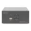 DIGITUS 2-portowy przełącznik KVM DisplayPort DualView 60 Hz 4K 60 kl./s obsługa wielu platform