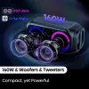 Przenośny głośnik imprezowy HISENSE Party Rocker 160 — 160 W RMS, 2.0 kanały, IPX4, czarny, 6,3 kg