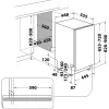 Zmywarka do zabudowy Whirlpool WH6IC11BS7LA0, 11 kompletów, 41 dB