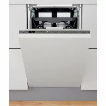 Wbudowana zmywarka wąska WHIRLPOOL WSIO 3T223 PCE X — 10 kompletów, 43 dB, 45 cm