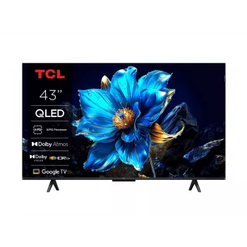 TCL T69C 43T69C Telewizor 109,2 cm (43 cale) 4K Ultra HD Smart TV Wi-Fi Czarny 350 cd/m²