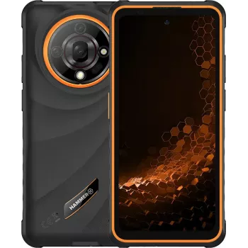 Smartphone Hammer Iron 6 — 6,56 cala IPS TFT, 128 GB, 6 GB RAM, Android 14, 4G, czarny