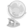 Zasilany bateryjnie wentylator biurkowy z klipsem Adler AD 7342 — 15,5 cm, 3 prędkości, oscylacja, 5 W