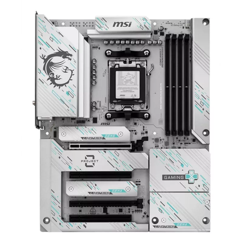 Płyta główna MSI B850 GAMING PLUS WIFI PZ — AMD B850, Socket AM5, ATX, DDR5, 4x DIMM, 3x M.2, Wi‑Fi, Bluetooth