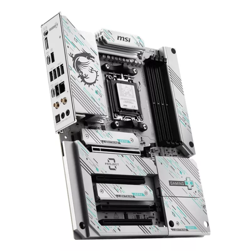 Płyta główna MSI B850 GAMING PLUS WIFI PZ — AMD B850, Socket AM5, ATX, DDR5, 4x DIMM, 3x M.2, Wi‑Fi, Bluetooth