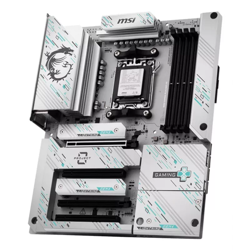 Płyta główna MSI B850 GAMING PLUS WIFI PZ — AMD B850, Socket AM5, ATX, DDR5, 4x DIMM, 3x M.2, Wi‑Fi, Bluetooth