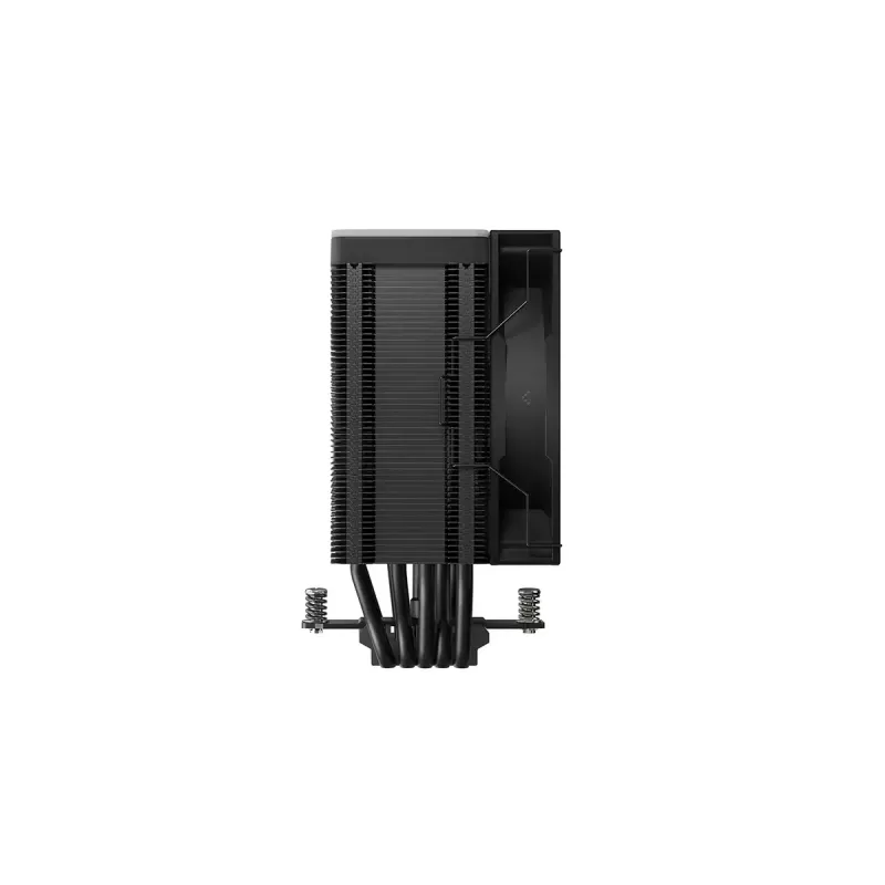 Chłodzenie procesora DeepCool AG500 BK ARGB V2 — chłodnica wieżowa dla podstawek Intel i AMD, radiator z ułożonymi w stos żeberkami, podświetlenie ARGB