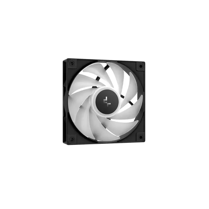 Chłodzenie procesora DeepCool AG500 BK ARGB V2 — chłodnica wieżowa dla podstawek Intel i AMD, radiator z ułożonymi w stos żeberkami, podświetlenie ARGB