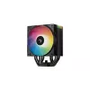 Chłodzenie procesora DeepCool AG500 BK ARGB V2 — chłodnica wieżowa dla podstawek Intel i AMD, radiator z ułożonymi w stos żeberkami, podświetlenie ARGB