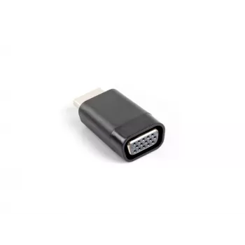 adapter złącza VGA na HDMI LANBERG AD-0016-BK, VGA (męski) na HDMI (żeński), czarny