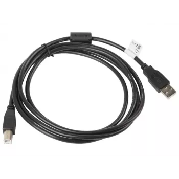 Kabel USB 2.0 LANBERG CA-USBA-11CC-0018-BK 1,8 m, USB A na USB B, czarny, 480 Mbps