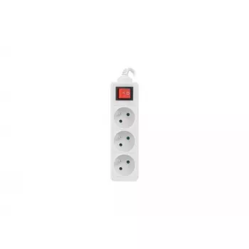 Przedłużacz sieciowy Lanberg PS1-03E-0150-W 1,5 m 3 gniazda AC wewnętrzny biały