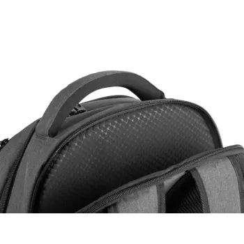 Plecak miejski NATEC NTO-2226 — poliester, 160×325×465 mm, czarny/szary