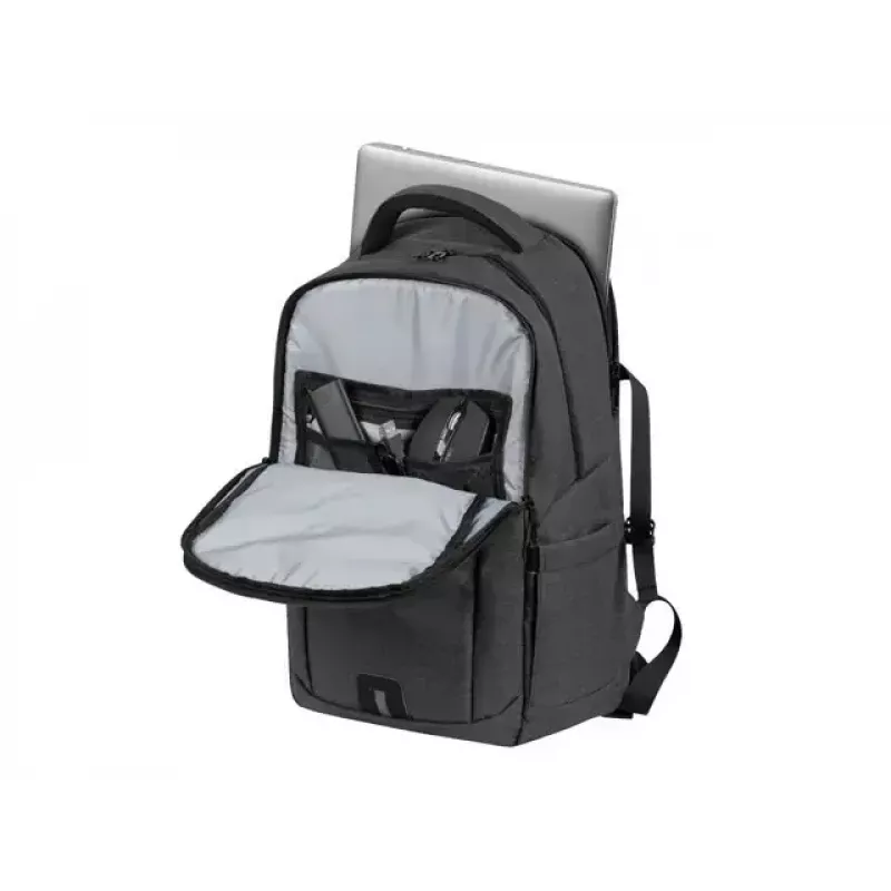 Plecak miejski NATEC NTO-2226 — poliester, 160×325×465 mm, czarny/szary