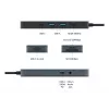 TARGUS Hyperdrive Flex 8 Port USB-c Hub (czarny)