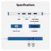 TARGUS Hyperdrive Flex 8 Port USB-C Hub (niebieski)