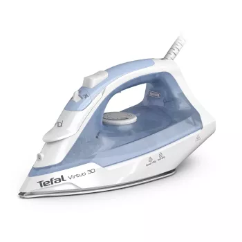 Żelazko Tefal Virtuo 30 FV2C41E0 Żelazko parowo-suche Stopa ceramiczna 2000 W Niebieski, Biały