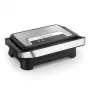Grill kontaktowy Tefal Inicio Compact GC270D10 — prostokątny 1000W, ruszt, czarny/stal nierdzewna