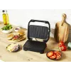 Grill kontaktowy Tefal Inicio Compact GC270D10 — prostokątny 1000W, ruszt, czarny/stal nierdzewna