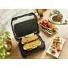 Grill kontaktowy Tefal Inicio Compact GC270D10 — prostokątny 1000W, ruszt, czarny/stal nierdzewna