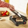 Grill kontaktowy Tefal Inicio Compact GC270D10 — prostokątny 1000W, ruszt, czarny/stal nierdzewna